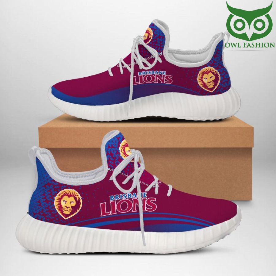AFL Brisbane Lions Reze Sneakers - Famjoys AFL Brisbane Lions Reze Sneakers - Famjoys