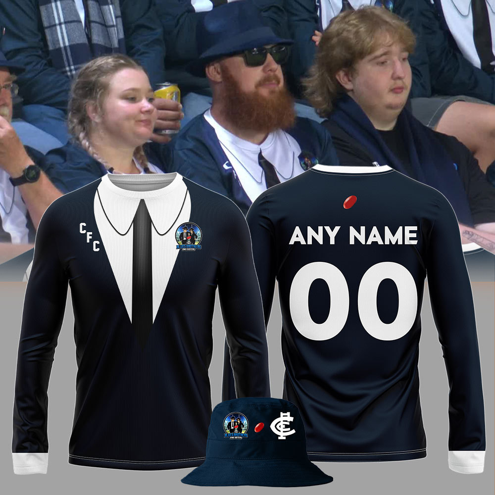 AFL Carlton Blues & The Blues Brothers Long Sleeve Edition-SP12032401ID10DS10 - Famjoys AFL Carlton Blues & The Blues Brothers Long Sleeve Edition-SP12032401ID10DS10 - Famjoys