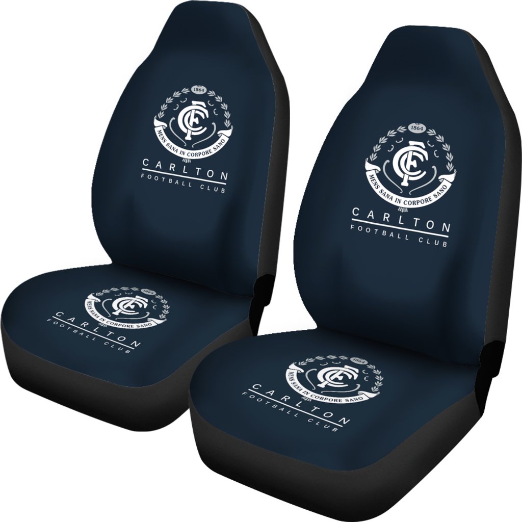 AFL Carlton Blues Car Seat Covers - Famjoys AFL Carlton Blues Car Seat Covers - Famjoys