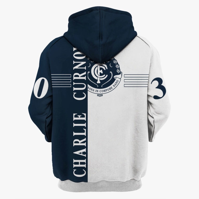 AFL Carlton Blues Charlie Curnow #30 Pullover Shirt - Famjoys AFL Carlton Blues Charlie Curnow #30 Pullover Shirt - Famjoys