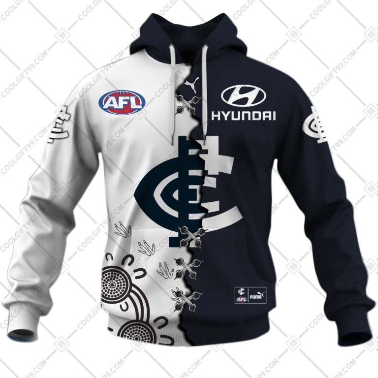 AFL Carlton Blues Custom Name Number Mix Guernsey V2 Pullover Shirt - Famjoys AFL Carlton Blues Custom Name Number Mix Guernsey V2 Pullover Shirt - Famjoys