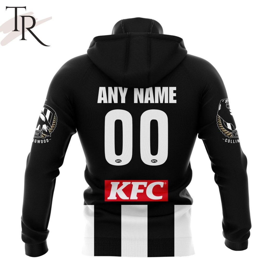 AFL Collingwood Football Club Personalized 2024 Swooping Magpie Hoodie - Famjoys AFL Collingwood Football Club Personalized 2024 Swooping Magpie Hoodie - Famjoys