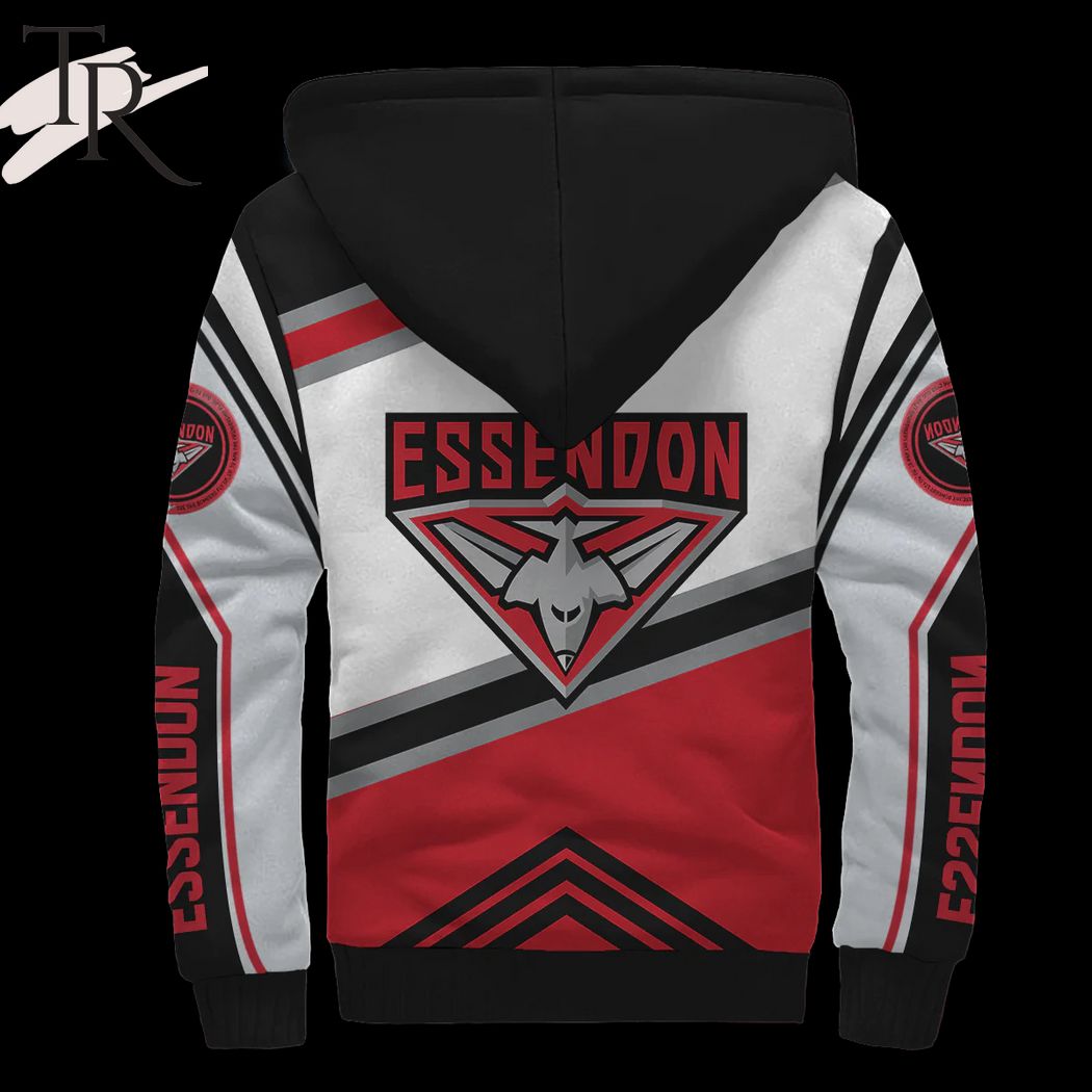 AFL Essendon Bombers FC Fleece Hoodie - Famjoys AFL Essendon Bombers FC Fleece Hoodie - Famjoys