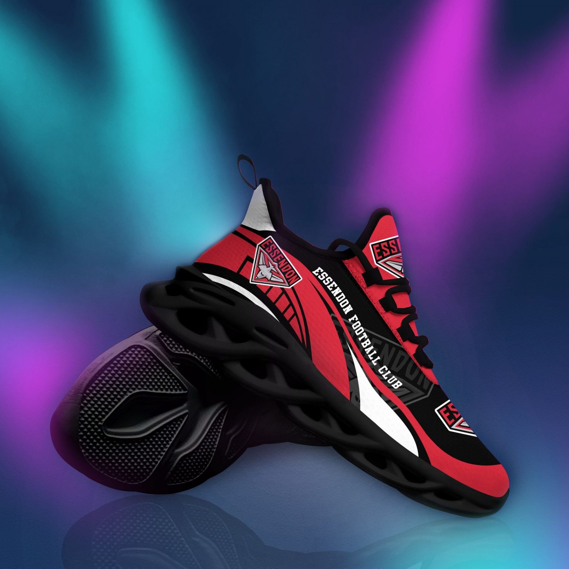AFL Essendon Bombers Max Soul Shoes - Famjoys AFL Essendon Bombers Max Soul Shoes - Famjoys