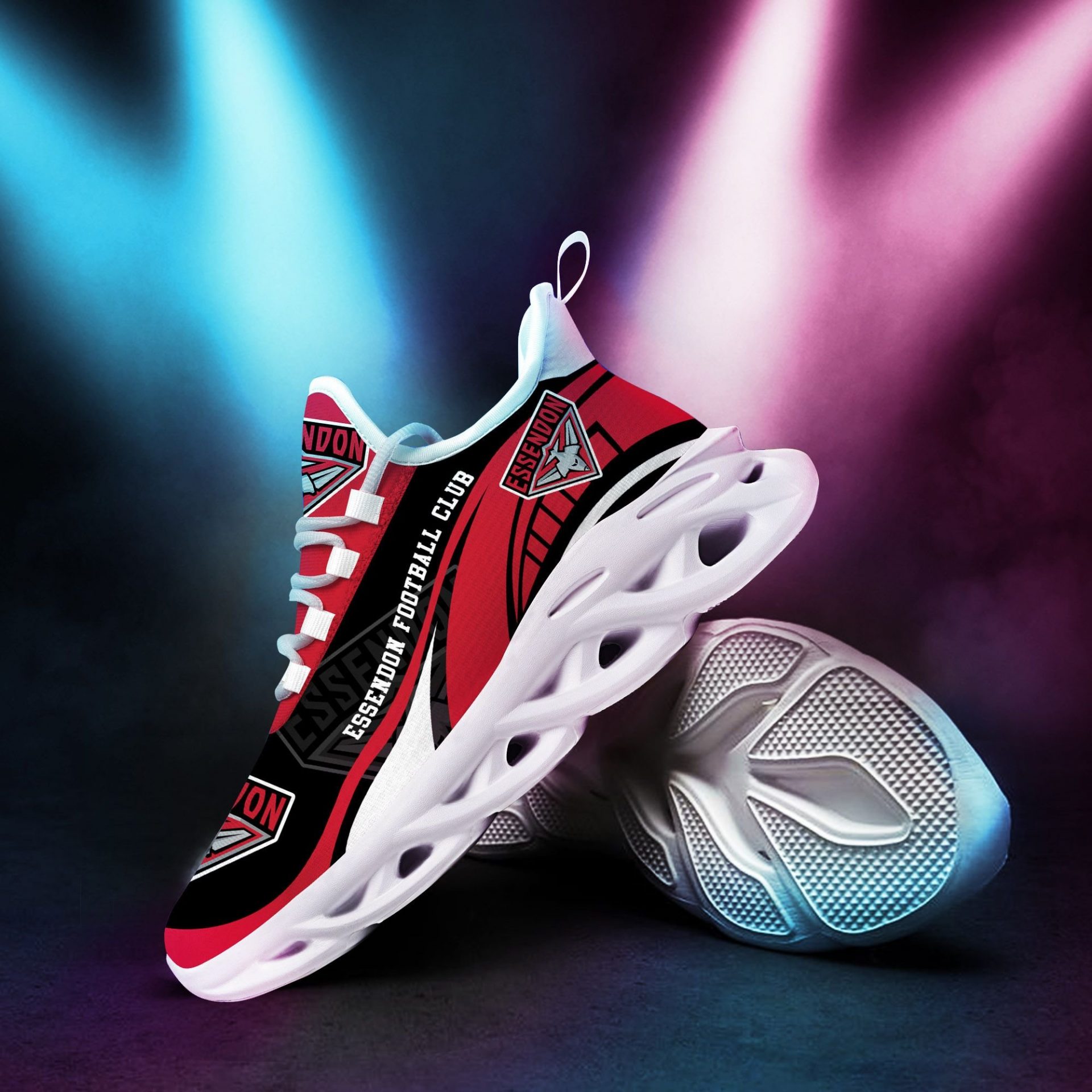 AFL Essendon Bombers Max Soul Shoes - Famjoys AFL Essendon Bombers Max Soul Shoes - Famjoys