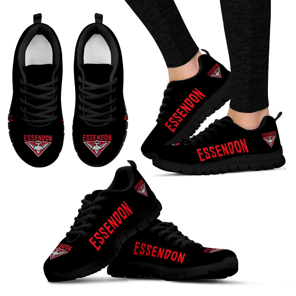 AFL Essendon Bombers Running Shoes - Famjoys AFL Essendon Bombers Running Shoes - Famjoys