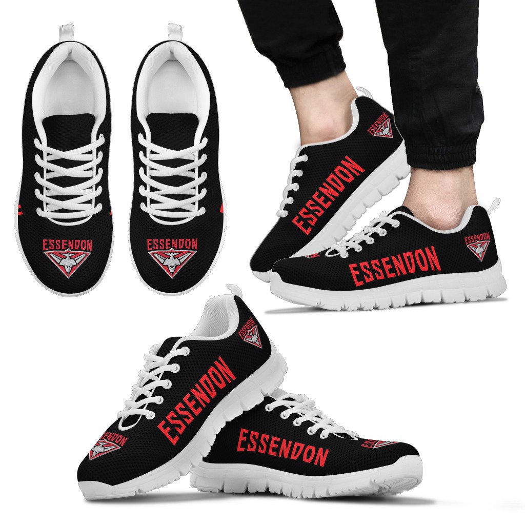 AFL Essendon Bombers Running Shoes - Famjoys AFL Essendon Bombers Running Shoes - Famjoys