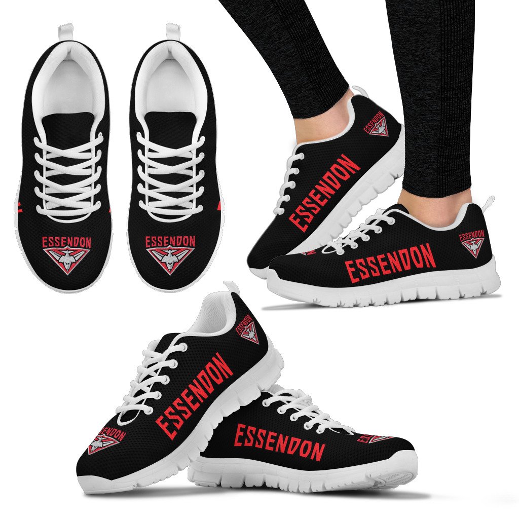 AFL Essendon Bombers Running Shoes - Famjoys AFL Essendon Bombers Running Shoes - Famjoys