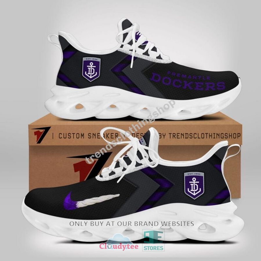 AFL Fremantle Dockers Black Limited Max Soul Shoes - Famjoys AFL Fremantle Dockers Black Limited Max Soul Shoes - Famjoys