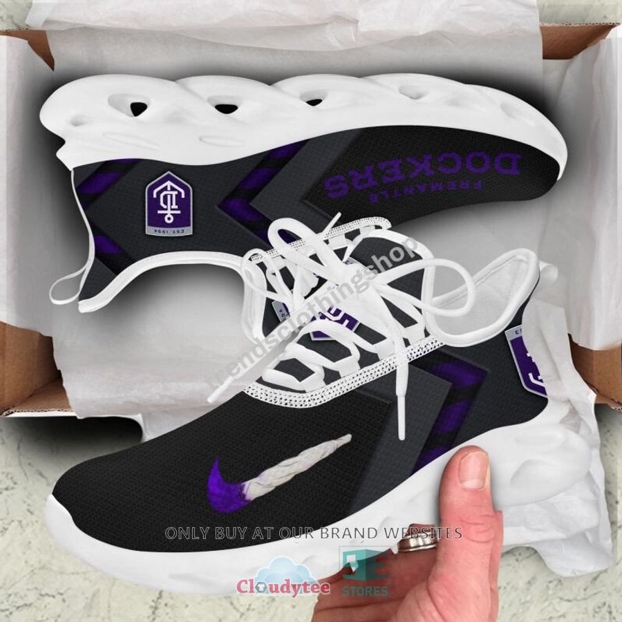 AFL Fremantle Dockers Black Limited Max Soul Shoes - Famjoys AFL Fremantle Dockers Black Limited Max Soul Shoes - Famjoys