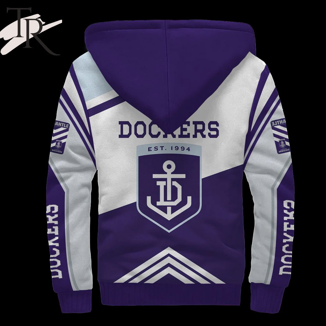 AFL Fremantle Dockers FC Fleece Hoodie - Famjoys AFL Fremantle Dockers FC Fleece Hoodie - Famjoys