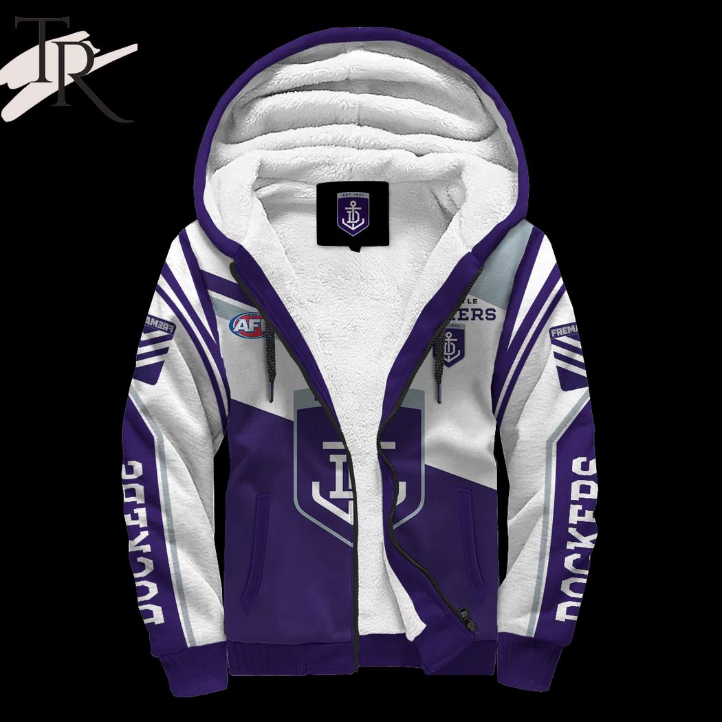 AFL Fremantle Dockers FC Fleece Hoodie - Famjoys AFL Fremantle Dockers FC Fleece Hoodie - Famjoys