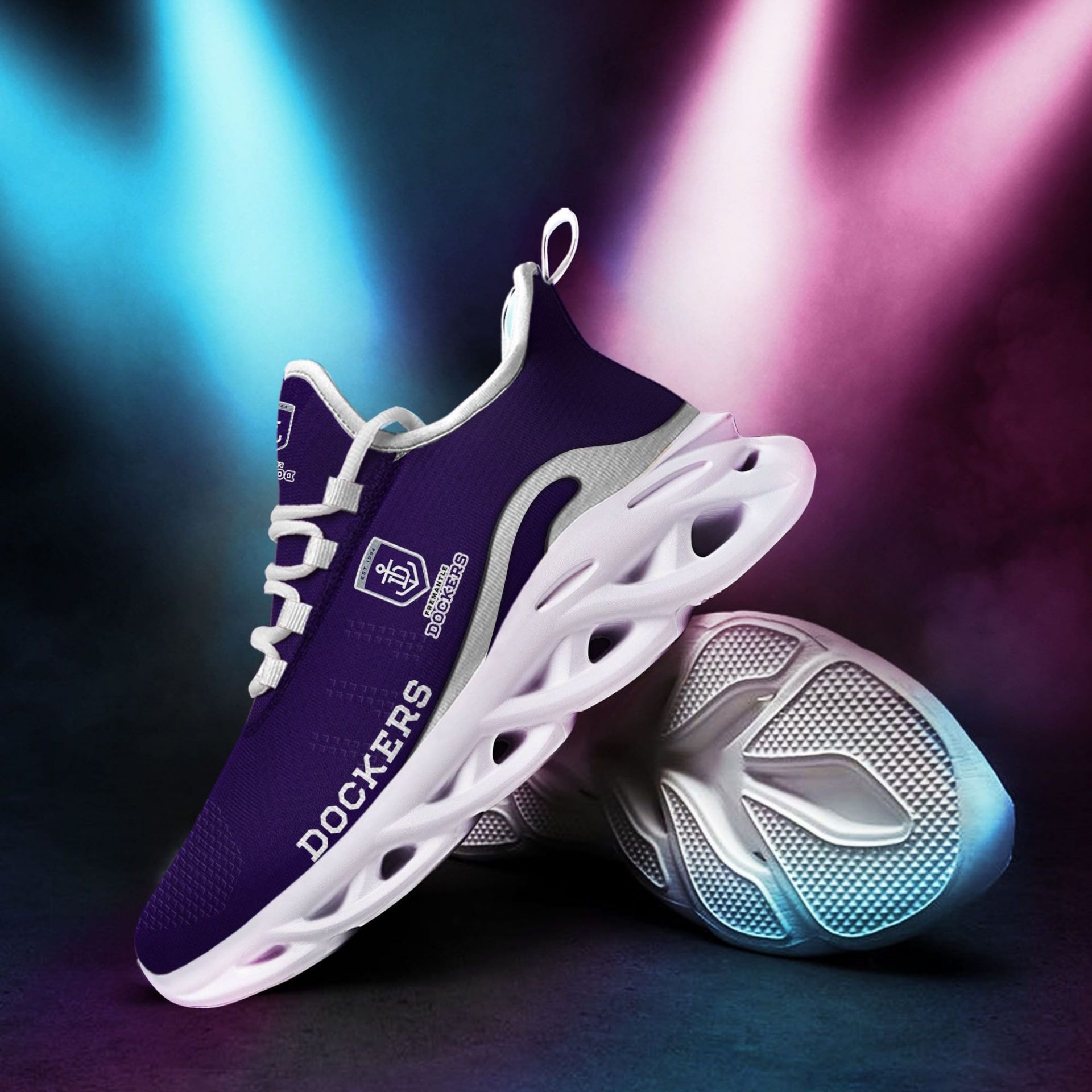 AFL Fremantle Dockers Max Soul Shoes - Famjoys AFL Fremantle Dockers Max Soul Shoes - Famjoys