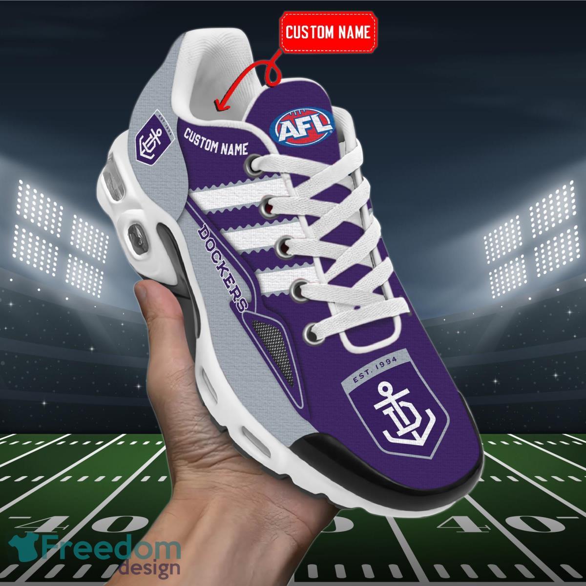 AFL Fremantle Dockers Personalized Name Air Cushion Sports Shoes Sneaker KLTNS220500 - Famjoys AFL Fremantle Dockers Personalized Name Air Cushion Sports Shoes Sneaker KLTNS220500 - Famjoys
