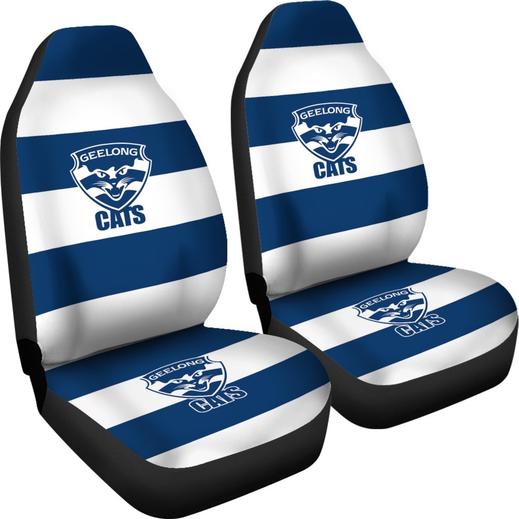 AFL Geelong Cats Car Seat Covers - Famjoys AFL Geelong Cats Car Seat Covers - Famjoys
