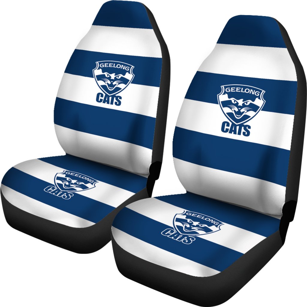AFL Geelong Cats Car Seat Covers - Famjoys AFL Geelong Cats Car Seat Covers - Famjoys