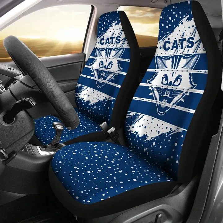 AFL Geelong Cats Special Car Seat Covers - Famjoys AFL Geelong Cats Special Car Seat Covers - Famjoys