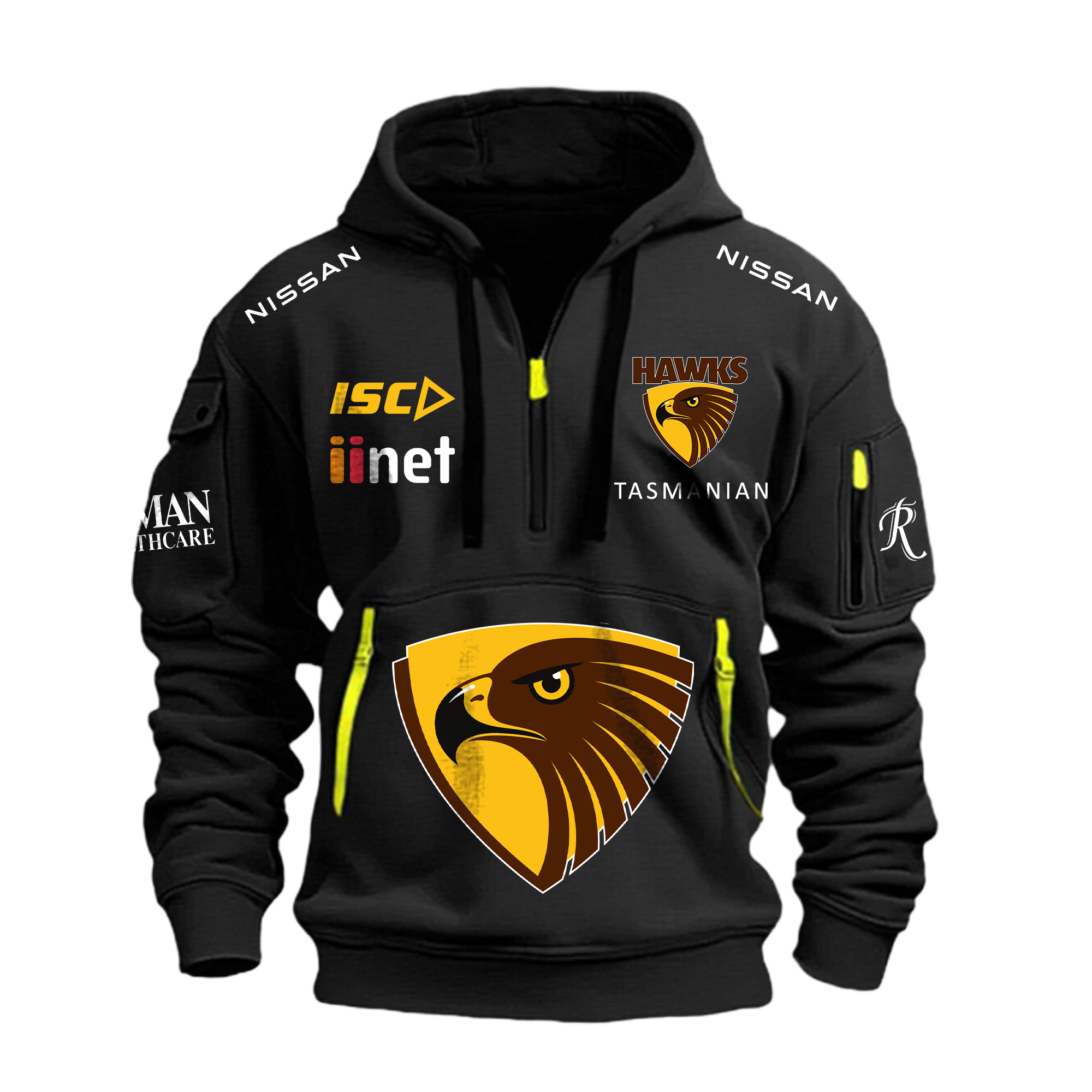 AFL Hawthorn Football Club New Hoodie - Famjoys AFL Hawthorn Football Club New Hoodie - Famjoys