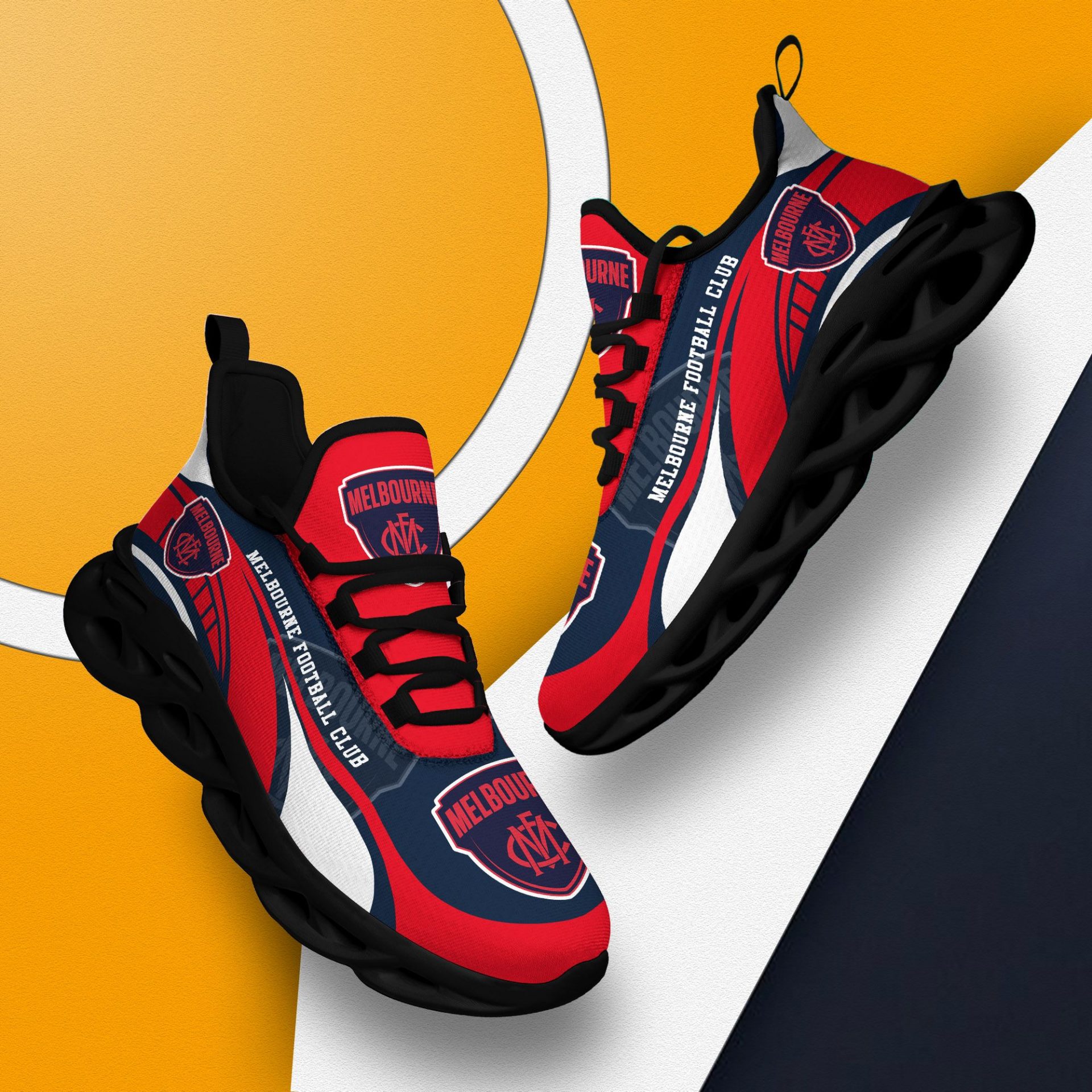 AFL Melbourne Demons Max Soul Shoes V1 - Famjoys AFL Melbourne Demons Max Soul Shoes V1 - Famjoys