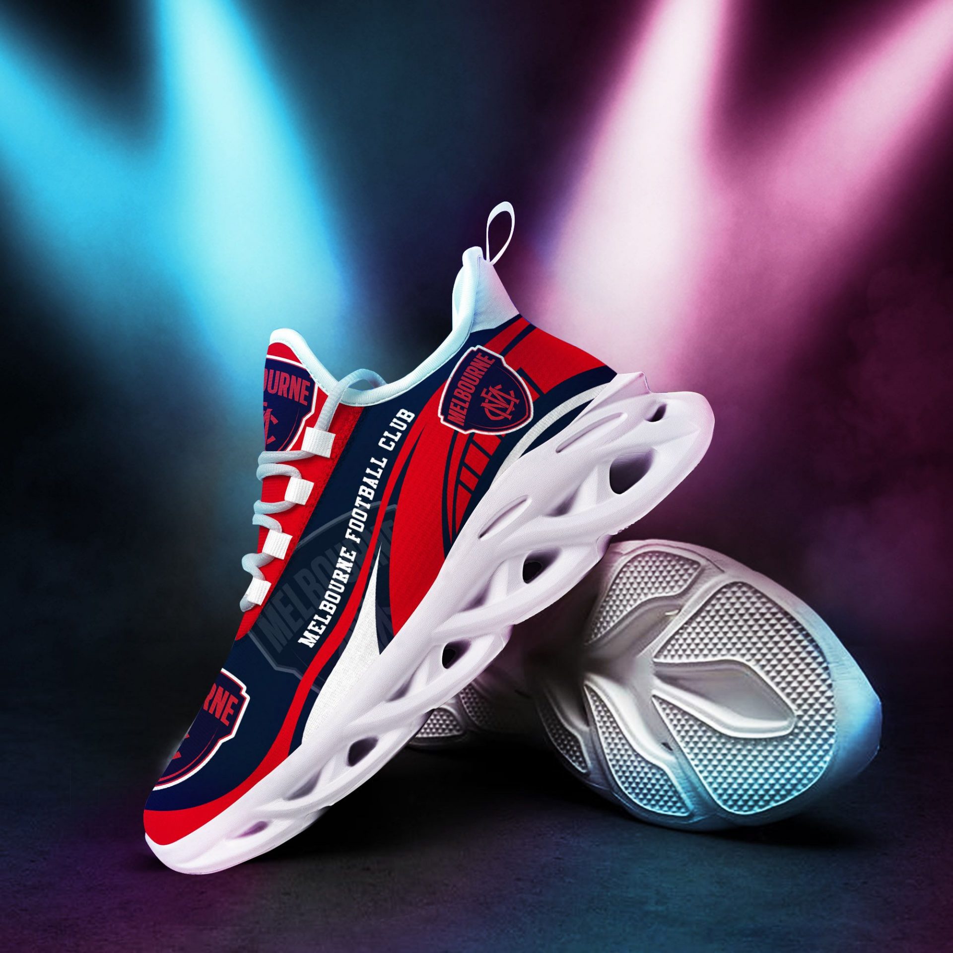 AFL Melbourne Demons Max Soul Shoes V1 - Famjoys AFL Melbourne Demons Max Soul Shoes V1 - Famjoys