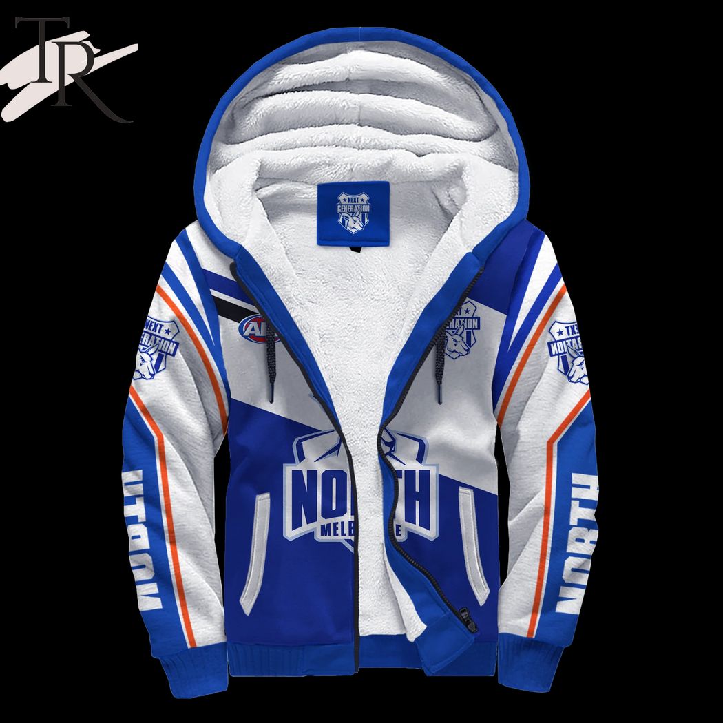 AFL North Melbourne FC Fleece Hoodie - Famjoys AFL North Melbourne FC Fleece Hoodie - Famjoys