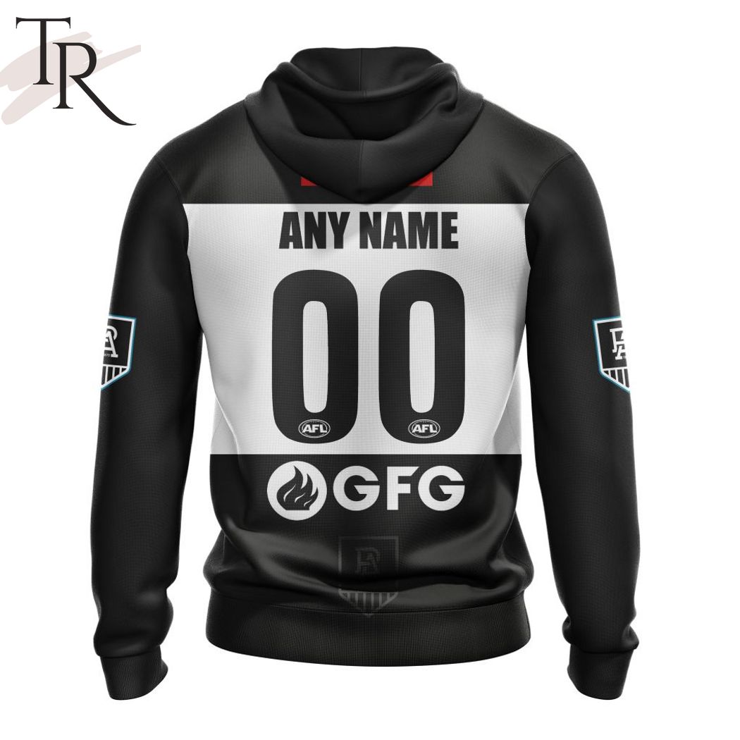 AFL Port Adelaide Football Club Personalized 2024 Home Hoodie - Famjoys AFL Port Adelaide Football Club Personalized 2024 Home Hoodie - Famjoys