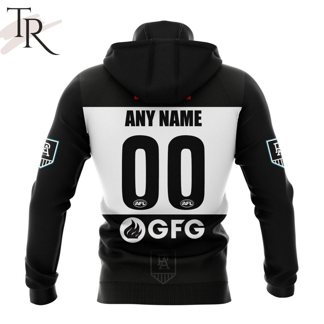 AFL Port Adelaide Football Club Personalized 2024 Home Hoodie - Famjoys AFL Port Adelaide Football Club Personalized 2024 Home Hoodie - Famjoys