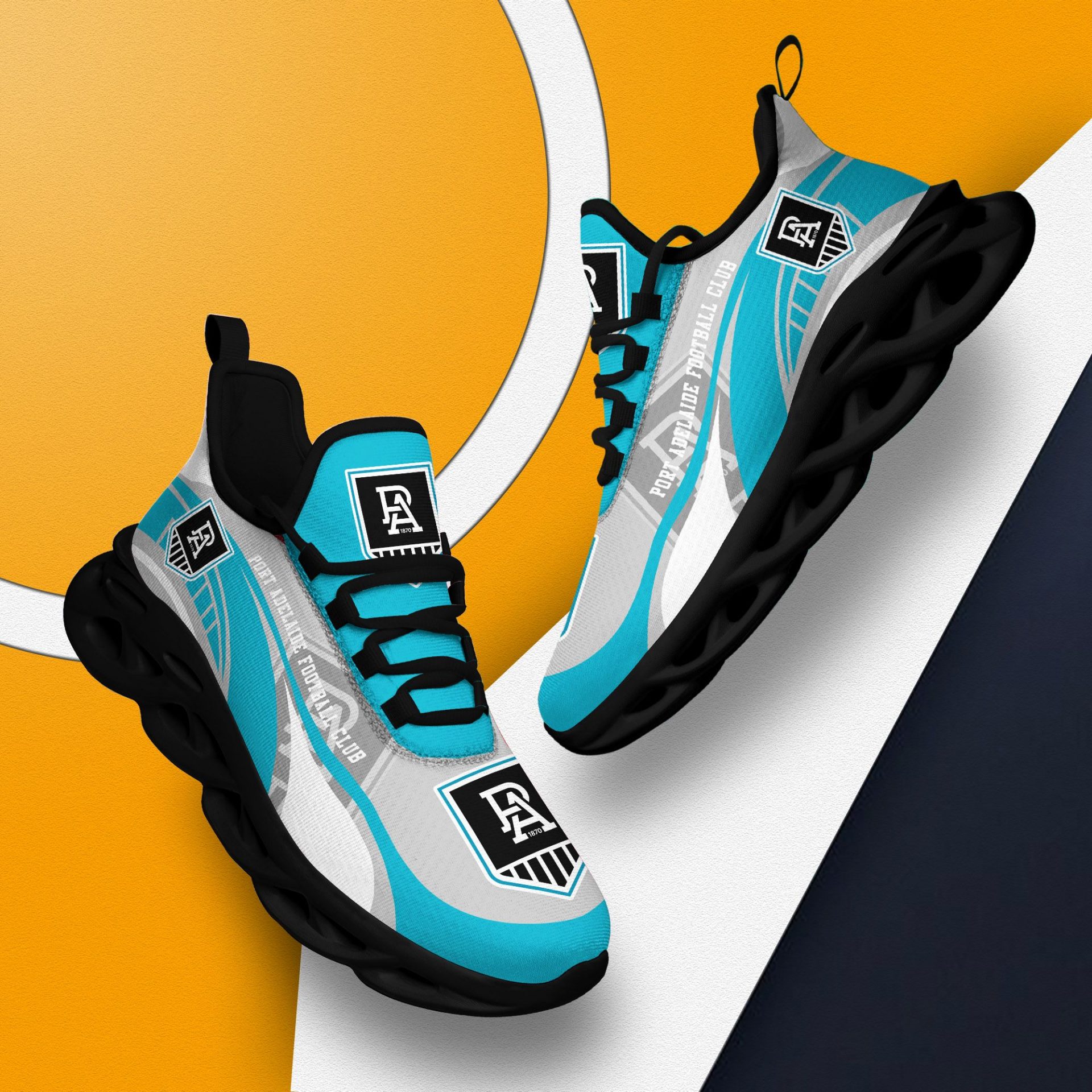 AFL Port Adelaide Max Soul Shoes - Famjoys AFL Port Adelaide Max Soul Shoes - Famjoys