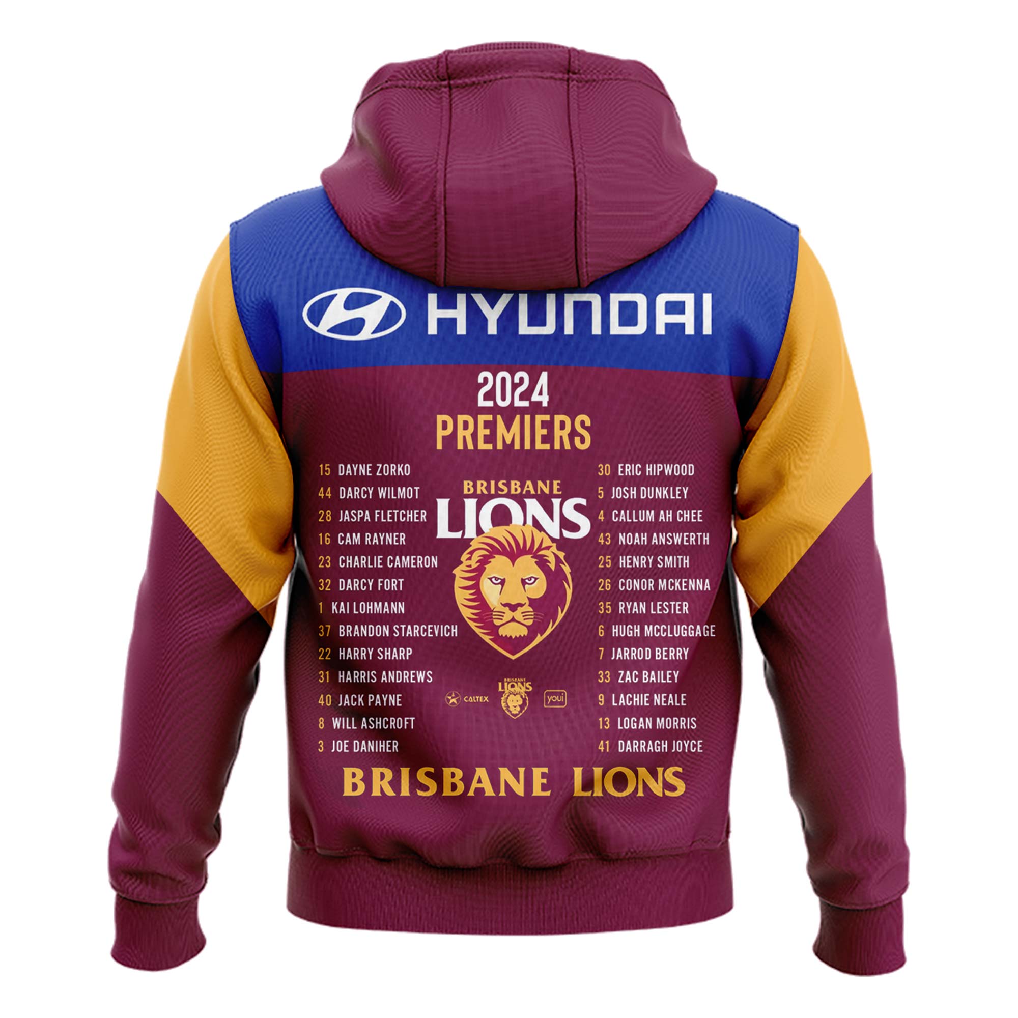AFL Premiers Unisex Hoodie Signature BLNQ - Famjoys AFL Premiers Unisex Hoodie Signature BLNQ - Famjoys