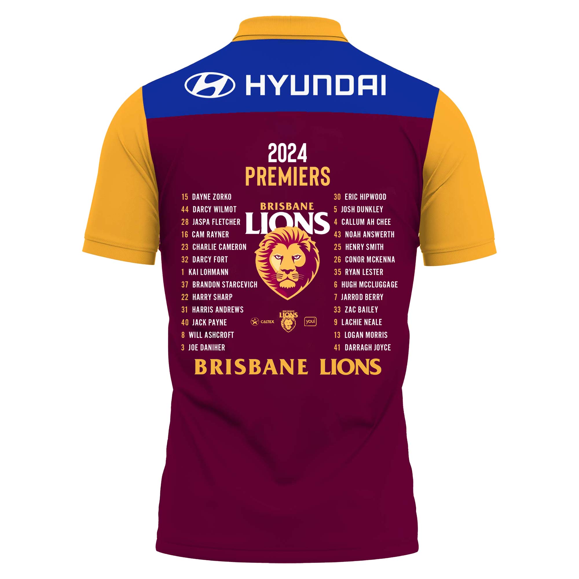 AFL Premiers Unisex Polo Signature BLNQ - Famjoys AFL Premiers Unisex Polo Signature BLNQ - Famjoys