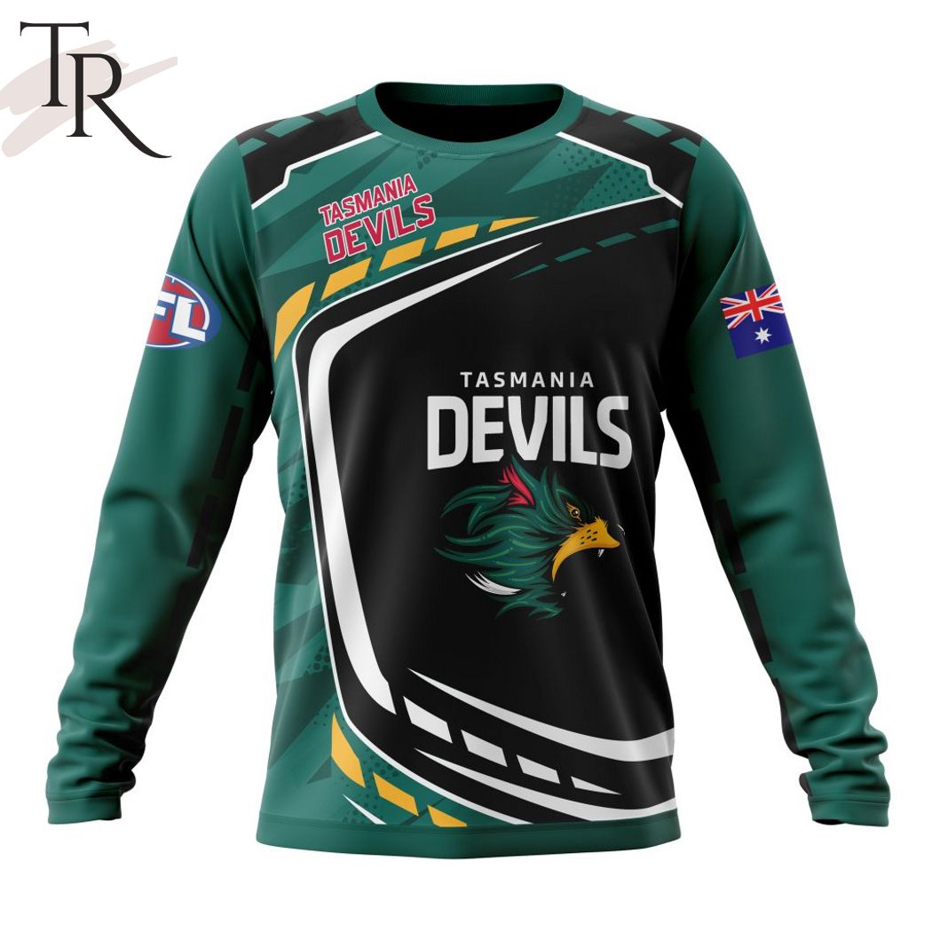 AFL Tasmania Football Club Special Design Concept Kits Hoodie - Famjoys AFL Tasmania Football Club Special Design Concept Kits Hoodie - Famjoys