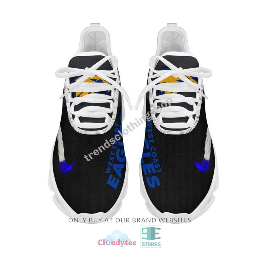 AFL West Coast Eagles Black Blue Max Soul Shoes - Famjoys AFL West Coast Eagles Black Blue Max Soul Shoes - Famjoys