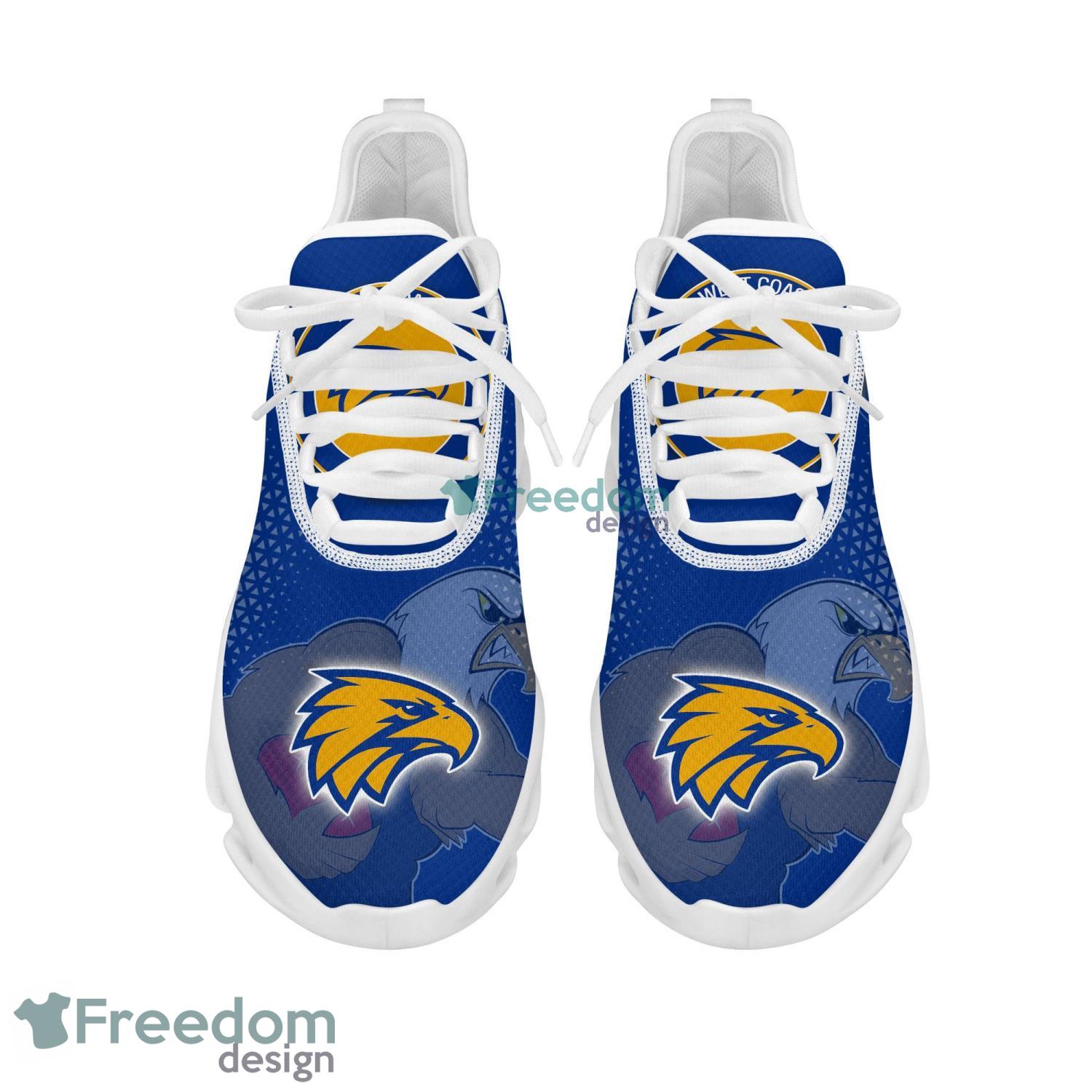 AFL West Coast Eagles Custom Name Mascot Max Soul Shoes - Famjoys AFL West Coast Eagles Custom Name Mascot Max Soul Shoes - Famjoys