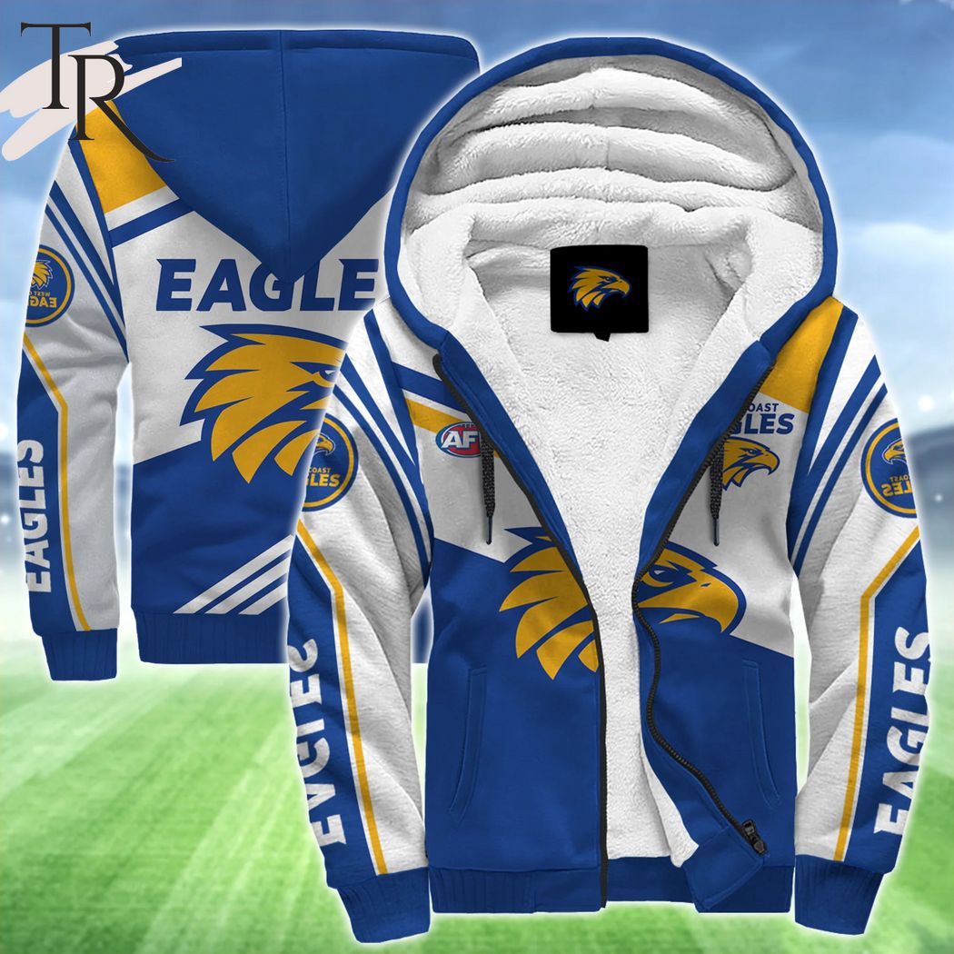 AFL West Coast Eagles FC Fleece Hoodie - Famjoys AFL West Coast Eagles FC Fleece Hoodie - Famjoys
