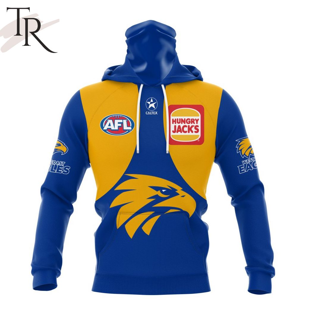 AFL West Coast Eagles Personalized 2024 Home Hoodie - Famjoys AFL West Coast Eagles Personalized 2024 Home Hoodie - Famjoys