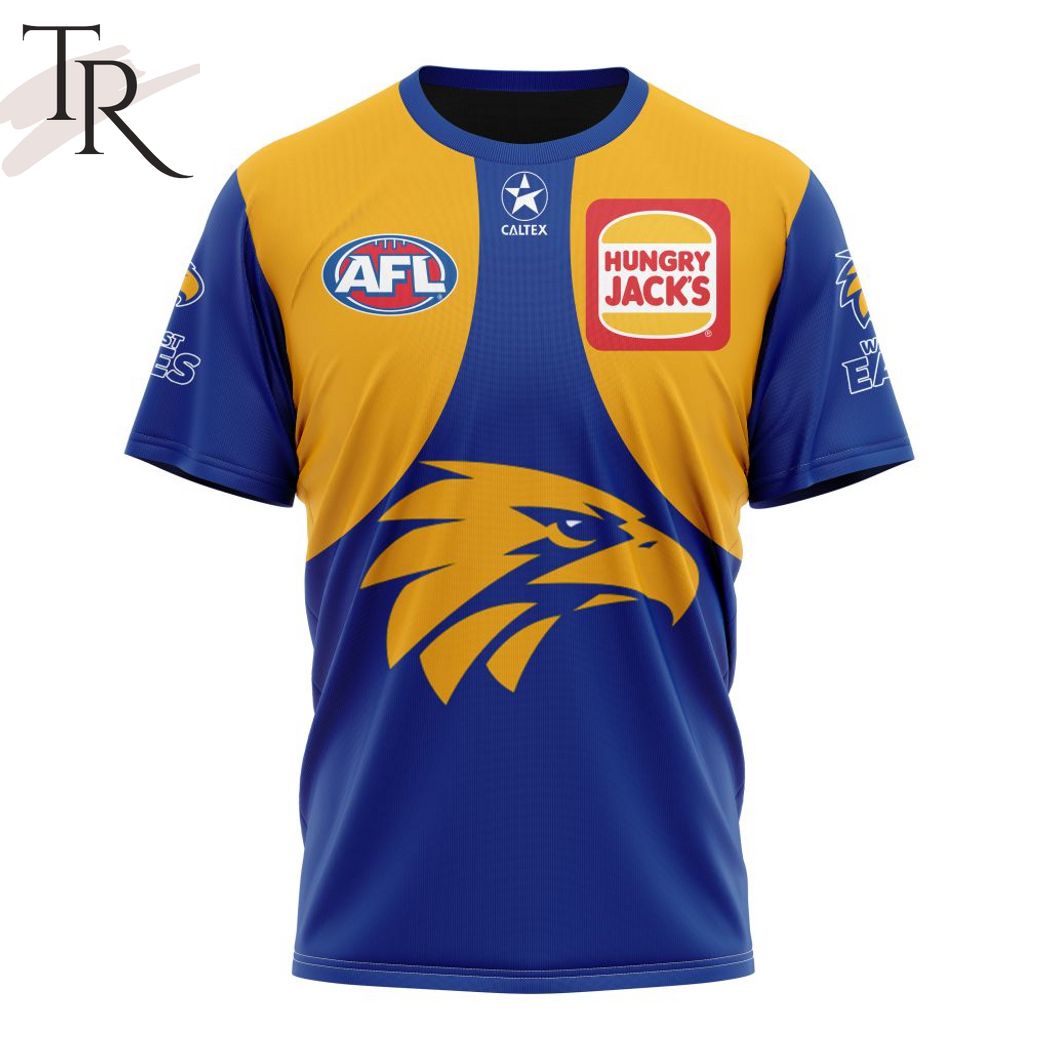 AFL West Coast Eagles Personalized 2024 Home Hoodie - Famjoys AFL West Coast Eagles Personalized 2024 Home Hoodie - Famjoys
