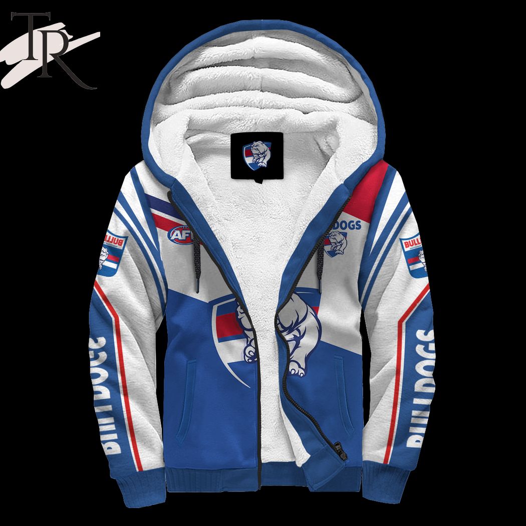 AFL Western Bulldogs FC Fleece Hoodie - Famjoys AFL Western Bulldogs FC Fleece Hoodie - Famjoys