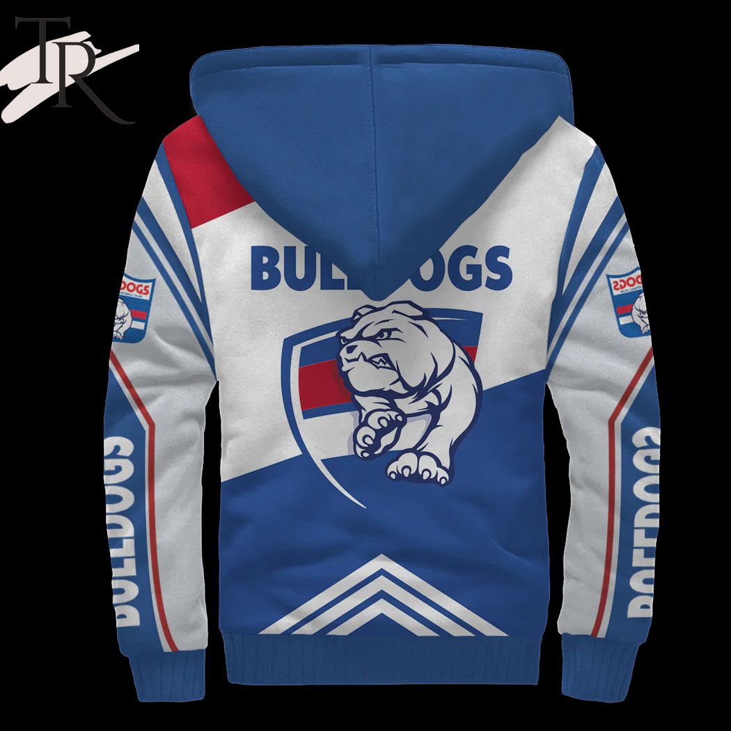 AFL Western Bulldogs FC Fleece Hoodie - Famjoys AFL Western Bulldogs FC Fleece Hoodie - Famjoys