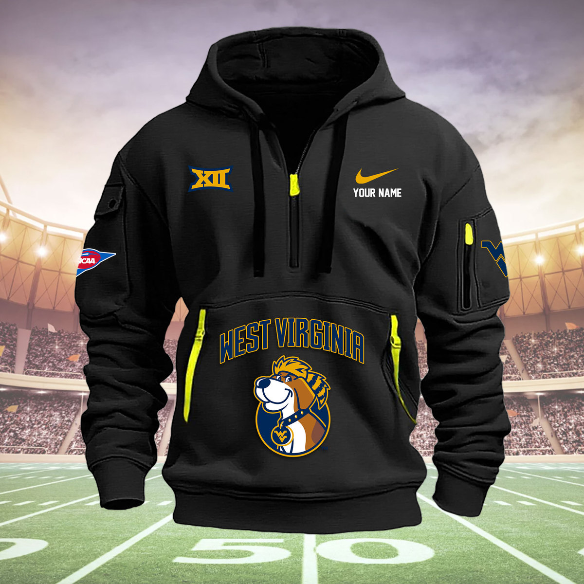 AFL Western Bulldogs Heavy Hoodie - Famjoys AFL Western Bulldogs Heavy Hoodie - Famjoys