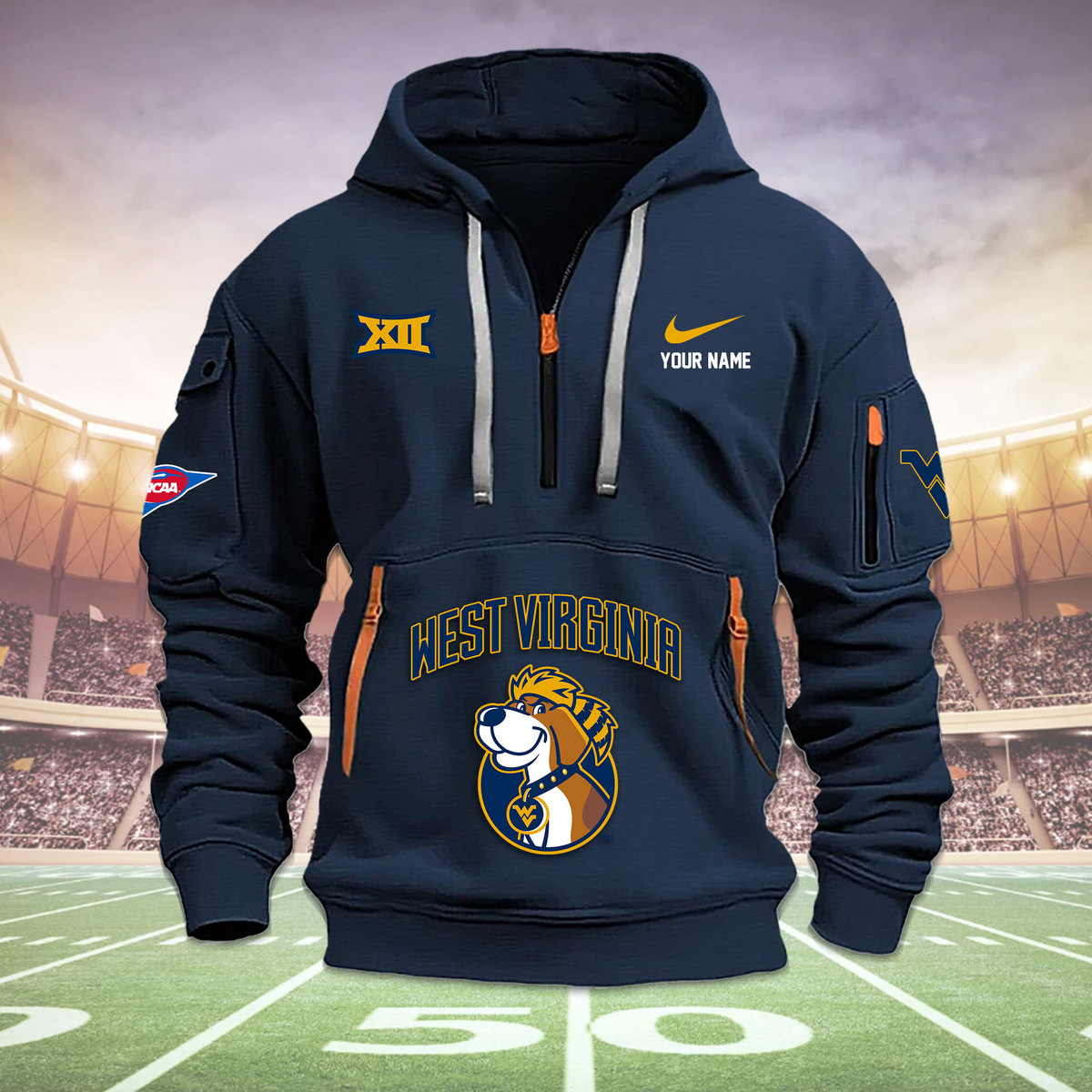 AFL Western Bulldogs Heavy Hoodie - Famjoys AFL Western Bulldogs Heavy Hoodie - Famjoys