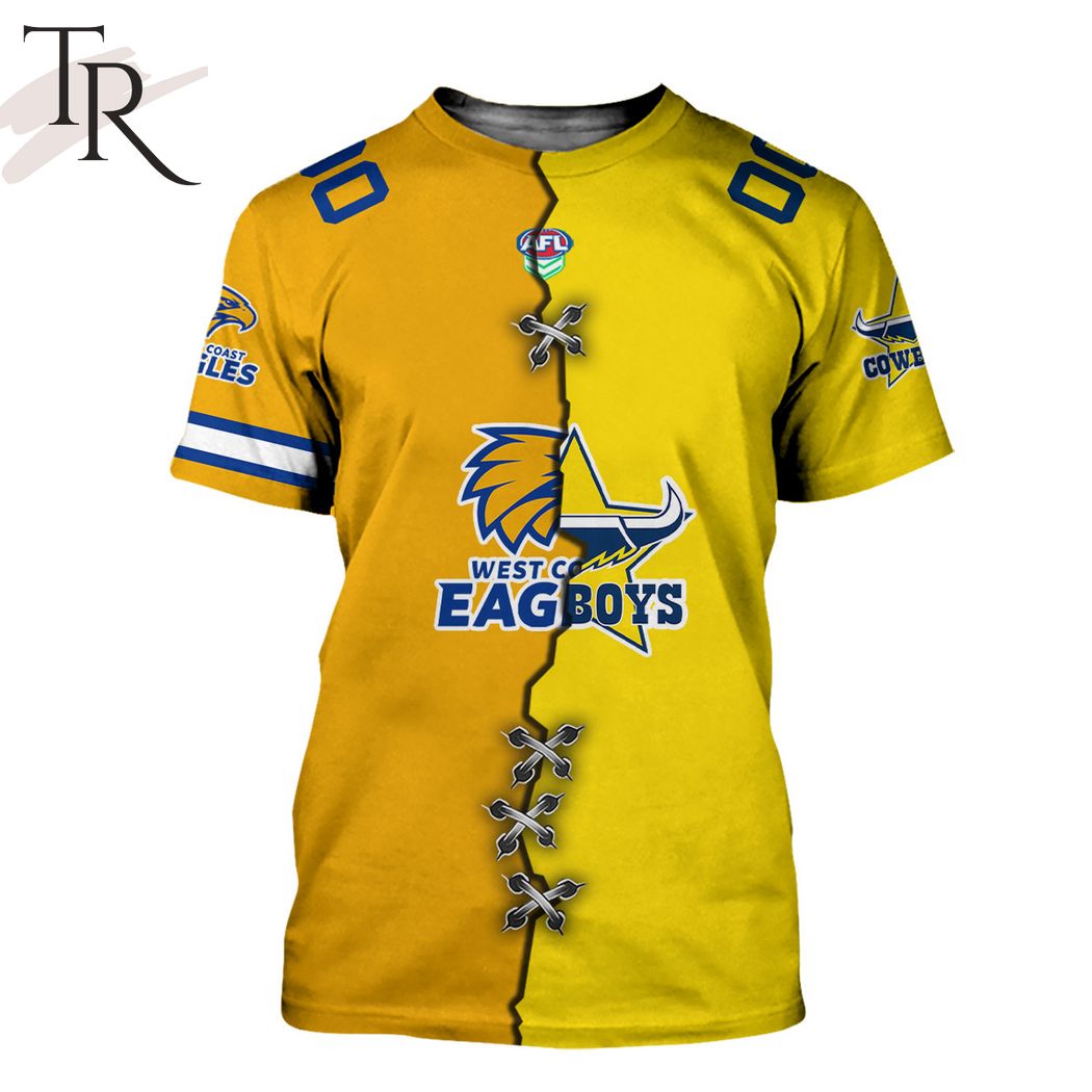 AFL x NRL Special Design Collection Select Any 2 Teams to Mix and Match! T-Shirt - Famjoys AFL x NRL Special Design Collection Select Any 2 Teams to Mix and Match! T-Shirt - Famjoys
