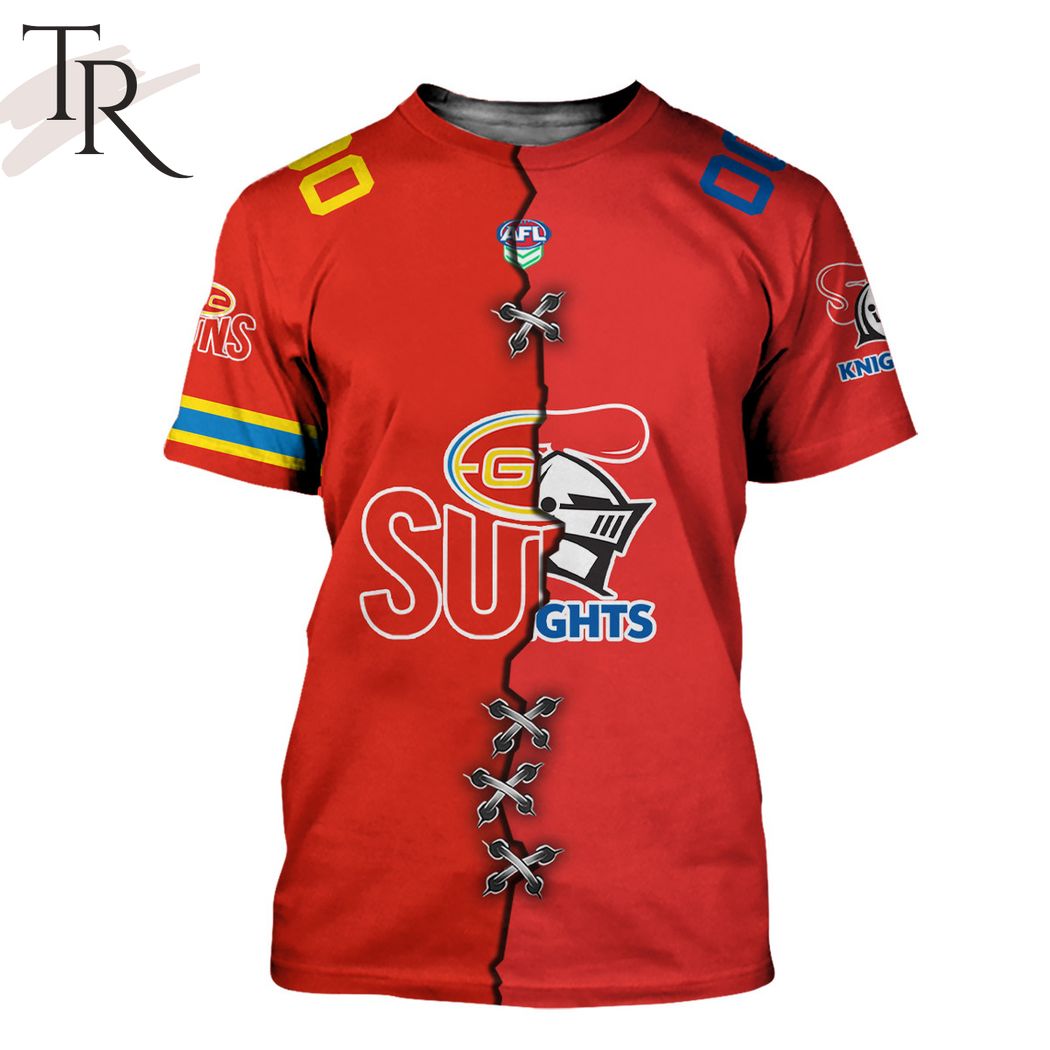 AFL x NRL Special Design Collection Select Any 2 Teams to Mix and Match! T-Shirt - Famjoys AFL x NRL Special Design Collection Select Any 2 Teams to Mix and Match! T-Shirt - Famjoys