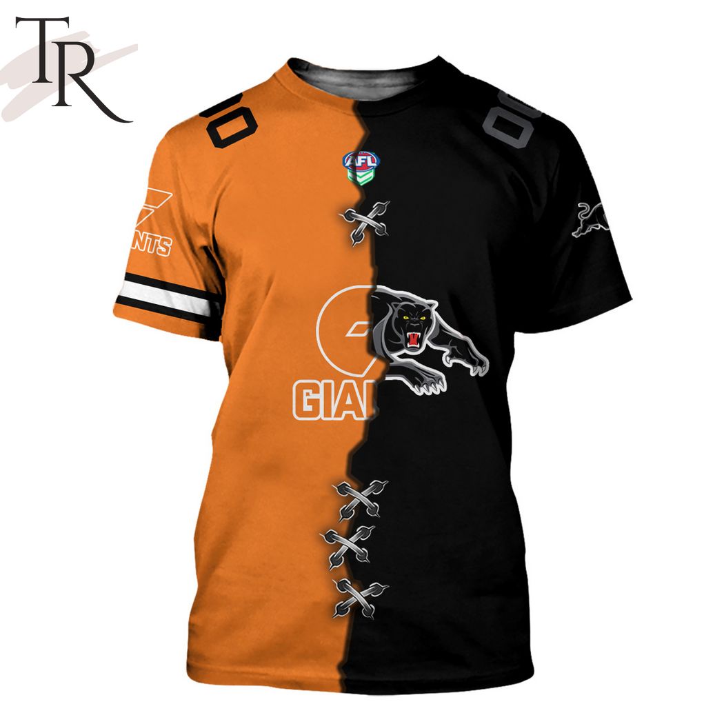 AFL x NRL Special Design Collection Select Any 2 Teams to Mix and Match! T-Shirt - Famjoys AFL x NRL Special Design Collection Select Any 2 Teams to Mix and Match! T-Shirt - Famjoys