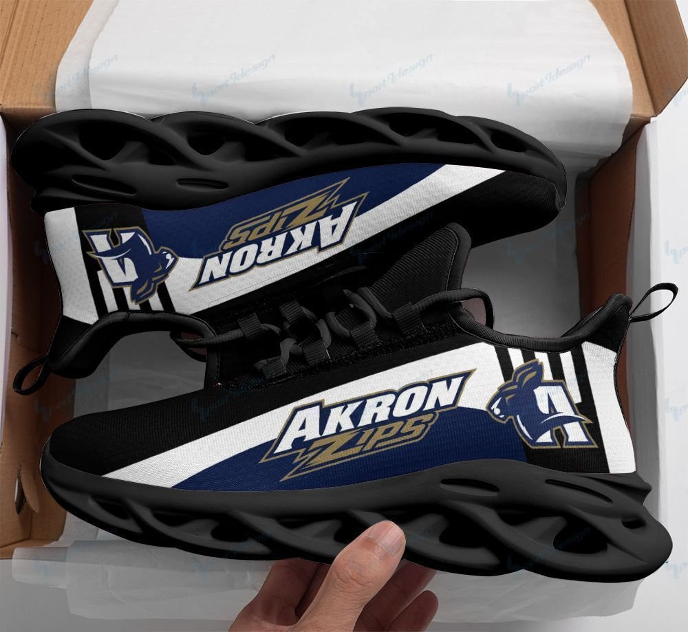 Akron Zips Max Soul YZ Running Sneakers 25 - Famjoys Akron Zips Max Soul YZ Running Sneakers 25 - Famjoys