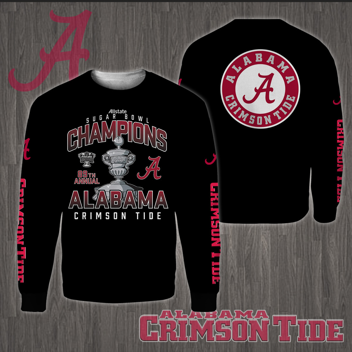 Alabama Crimson Tide 2022 Sugar Bowl Champions Shirt - Famjoys Alabama Crimson Tide 2022 Sugar Bowl Champions Shirt - Famjoys
