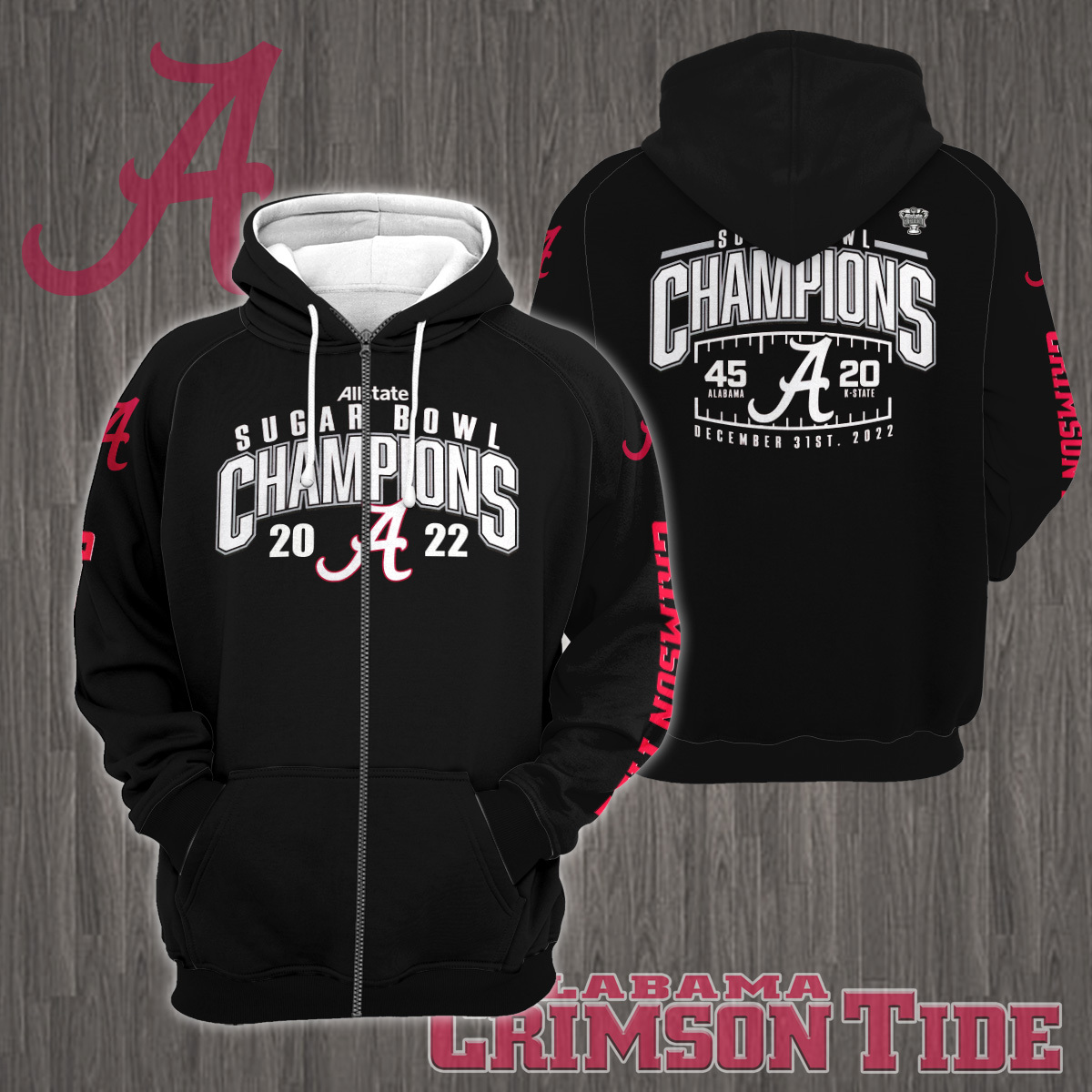 Alabama Crimson Tide 2022 Sugar Bowl Champions Shirt - Famjoys Alabama Crimson Tide 2022 Sugar Bowl Champions Shirt - Famjoys