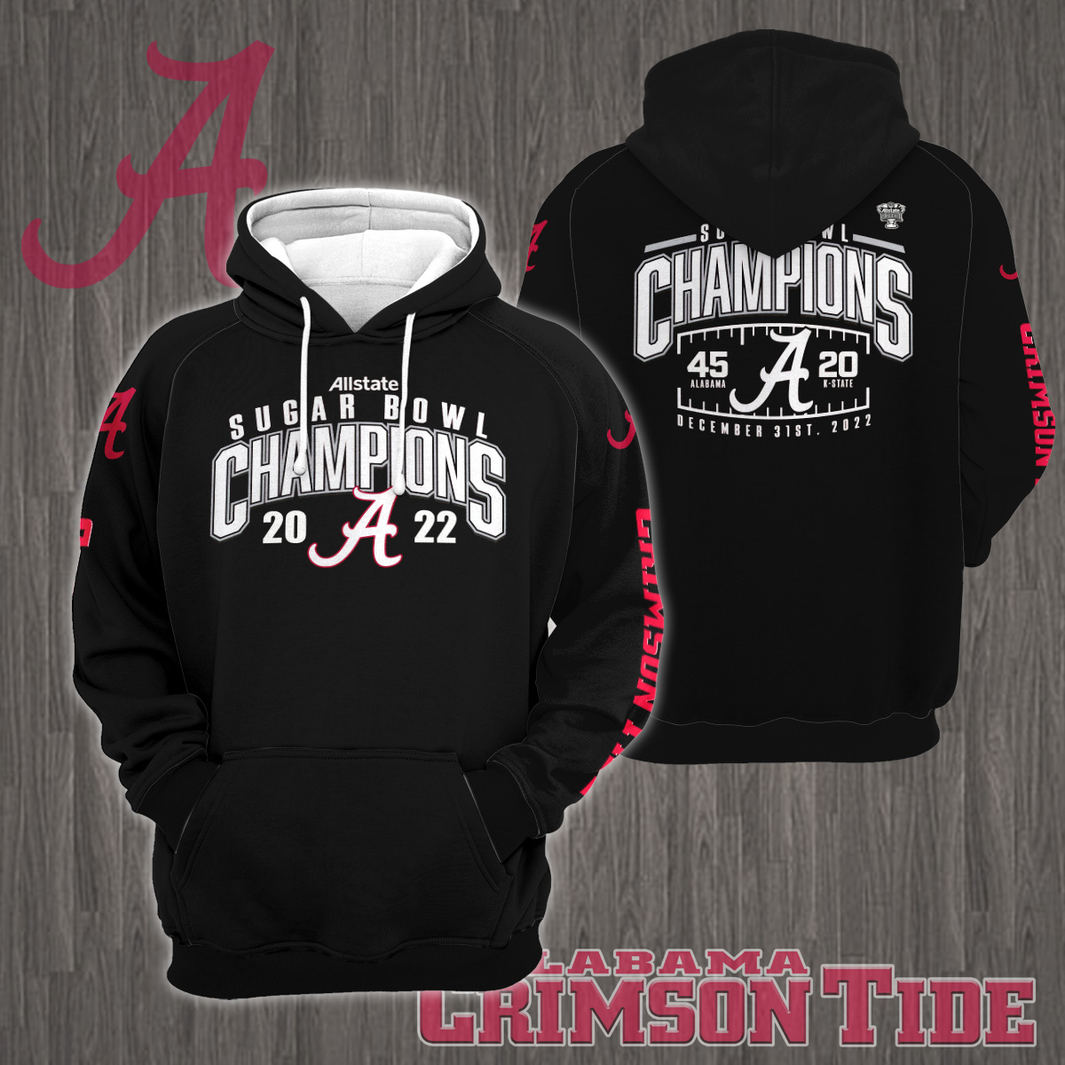 Alabama Crimson Tide 2022 Sugar Bowl Champions Shirt - Famjoys Alabama Crimson Tide 2022 Sugar Bowl Champions Shirt - Famjoys