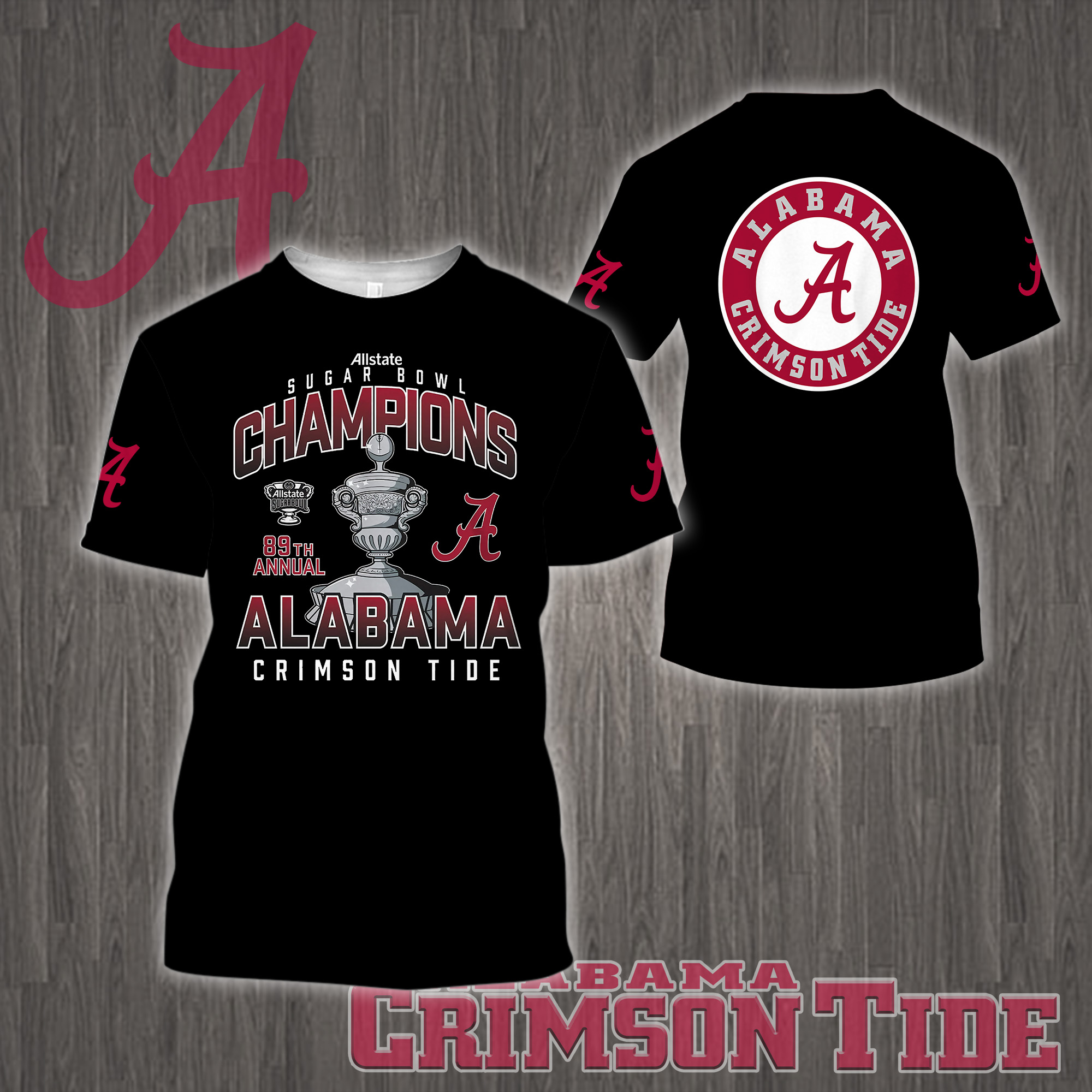 Alabama Crimson Tide 2022 Sugar Bowl Champions Shirt - Famjoys Alabama Crimson Tide 2022 Sugar Bowl Champions Shirt - Famjoys