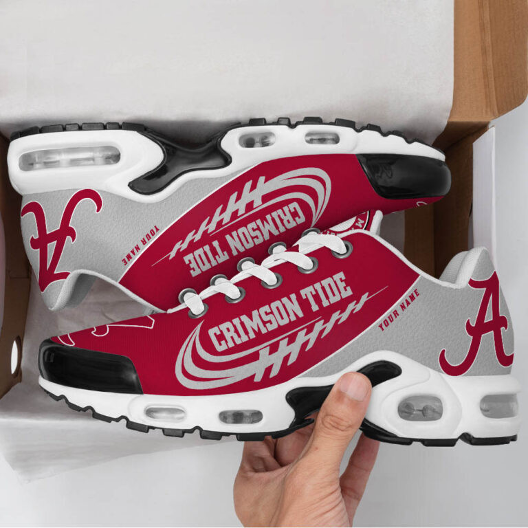 Alabama Crimson Tide Custom Name TN Shoes DS001 - Famjoys Alabama Crimson Tide Custom Name TN Shoes DS001 - Famjoys