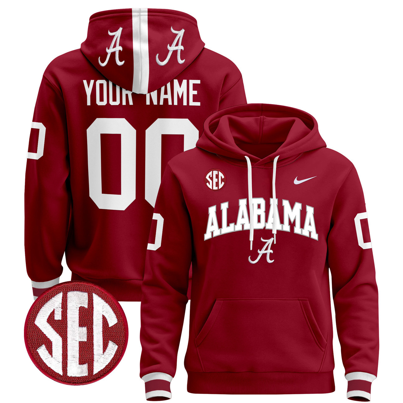 Alabama Crimson Tide Football Hoodie - Famjoys Alabama Crimson Tide Football Hoodie - Famjoys